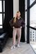 Women's Lightweight Spring Jacket with Hood chocolate, #19, #19, 40, Autumn/Spring