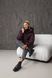 Women's Lightweight Spring Jacket with Hood chocolate, #19, #19, 40, Autumn/Spring