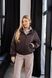 Women's Lightweight Spring Jacket with Hood chocolate, #19, #19, 40, Autumn/Spring