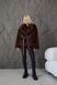 Women's reversible winter eco-fur parka with fur and belt dark brown, D.Brown, D.Brown, 40, Winter