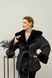 Ecofur  park coat double-sided black, 178_Black, 178_Black, 42, Winter