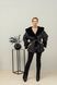 Ecofur  park coat double-sided black, 178_Black, 178_Black, 42, Winter