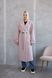 Women's demi-season coat with a belt and wide sleeves beige, беж, 138165, 42, Autumn/Spring