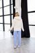 Women's oversized spring jacket with a hood milky, 1226, 1226, 42, Autumn/Spring