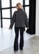 Women's cropped coat gray, #12_сірий, #12_сірий, 42, Autumn/Spring
