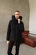 Women's winter puffer jacket with a hood insulated oversized jacket black , Black (a), Black (a), 42, Winter